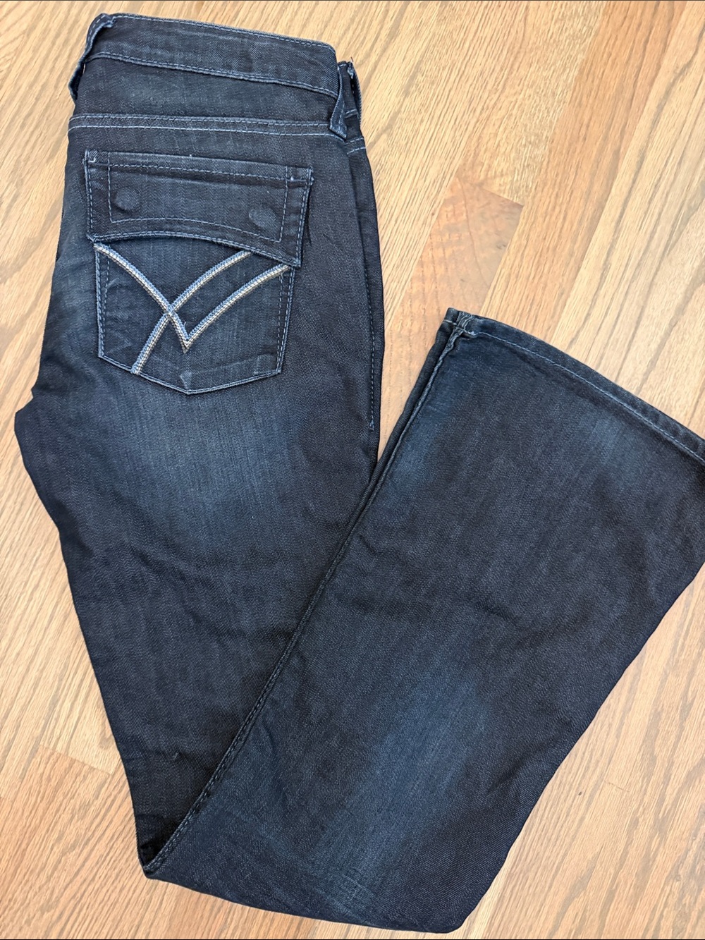 Excellent! William Rast Women's Bella Flare Jeans - Dark Blue 27